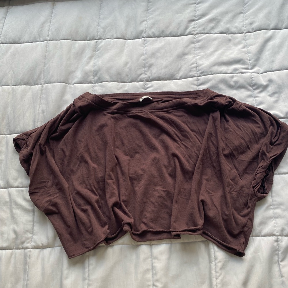 Free people loose crop top
